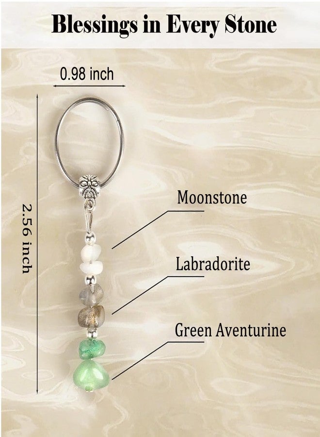 OVIFICEA Sister Gifts From Sister for Birthday,Natural Crystal Keychain Christmas Gift for Women Best Friend,Gift From Sisters Adult - Image 3
